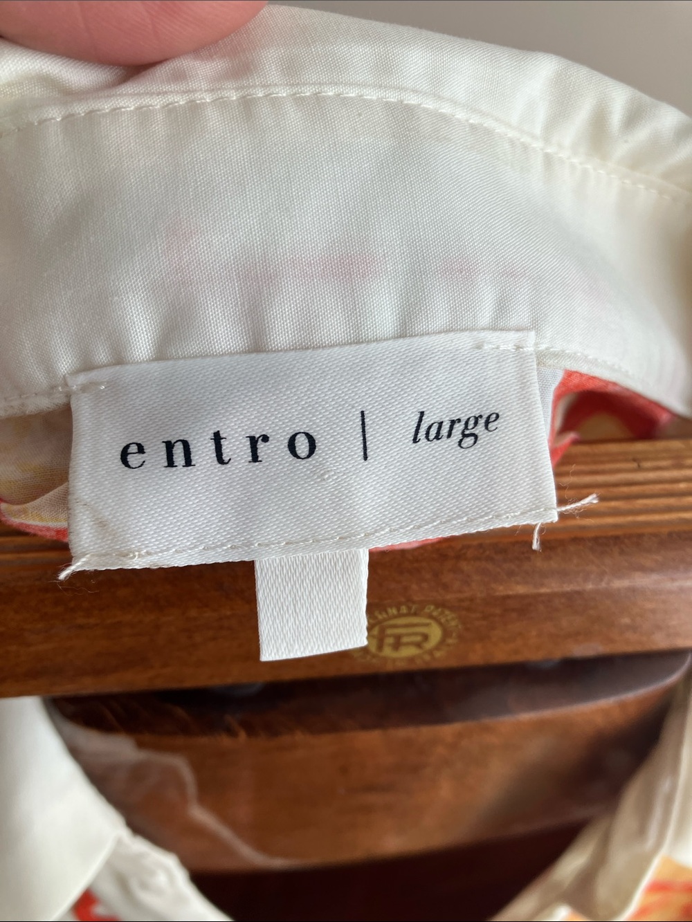 entro Floral Peplum Blouse in Orange, Yellow & White - Picture 2 of 5